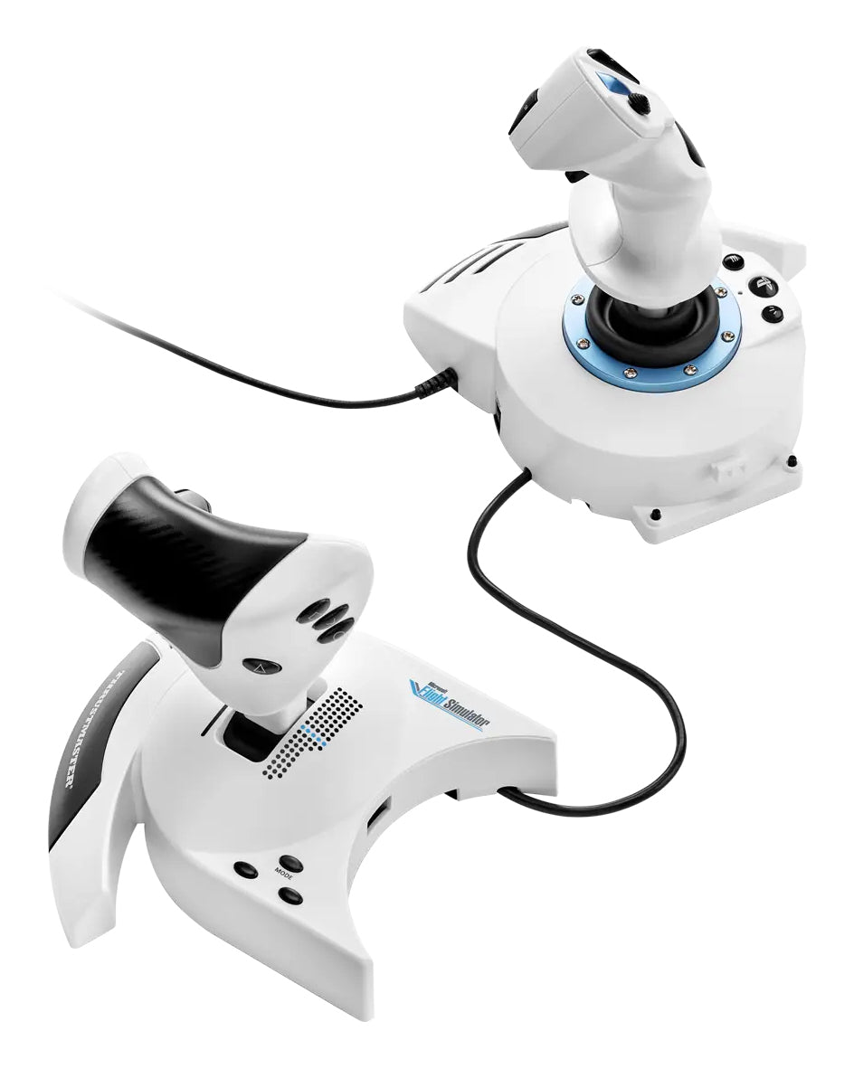 Thrustmaster T.Flight Hotas 5 Microsoft Flight Simulator Edition Weiß USB Flugsimulation Digital PC, PlayStation 5, PlayStation 4