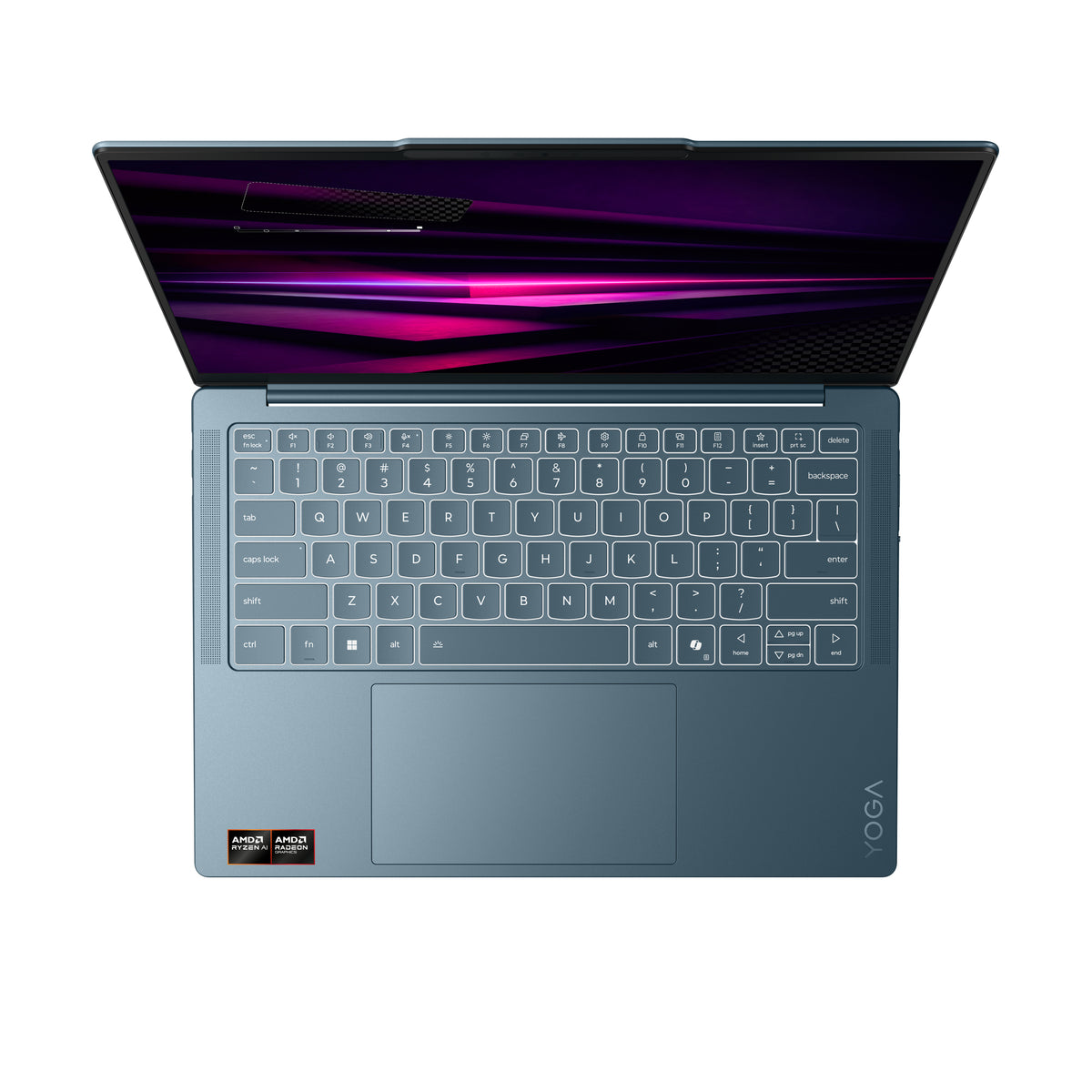 Lenovo Yoga Slim 7 14AGP11 Copilot+ PC AMD Ryzen AI 7 445 Laptop 35,6 cm (14") 2.8K 16 GB 1 TB SSD Wi-Fi 7 (802.11be) Windows 11 Home Deutsch Türkis