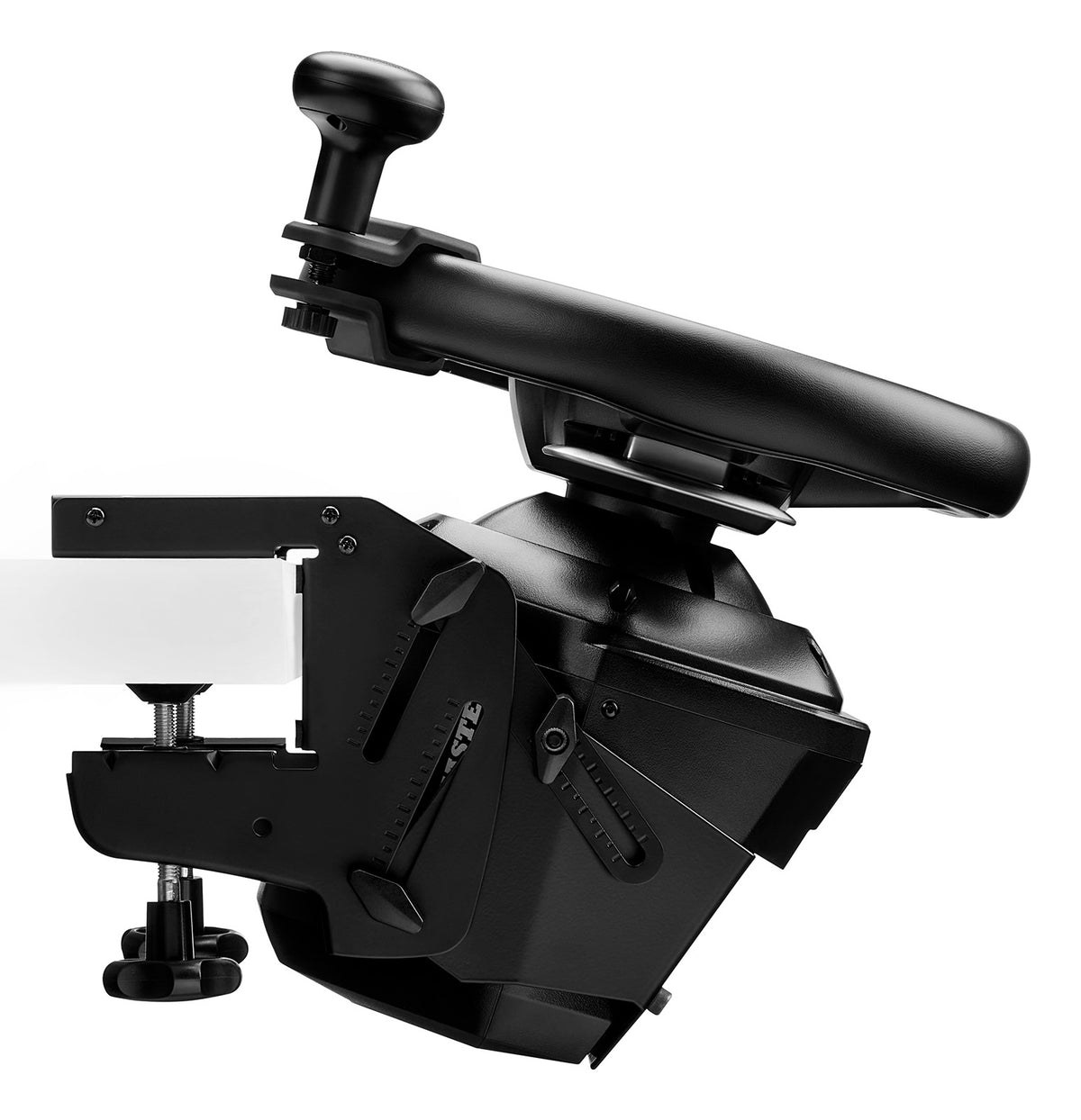 Thrustmaster SimTask Steering Kit, Lenkradhalterung Und Lenkradknauf Für Fahrsimulationen Mit Schweren Fahrzeugen, Kompatibel Mit -Rennlenkrädern T128 Und T248