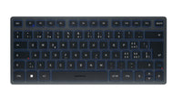 CHERRY KW 7100 MINI BT Tastatur Universal Bluetooth QWERTZ Schweiz Blau