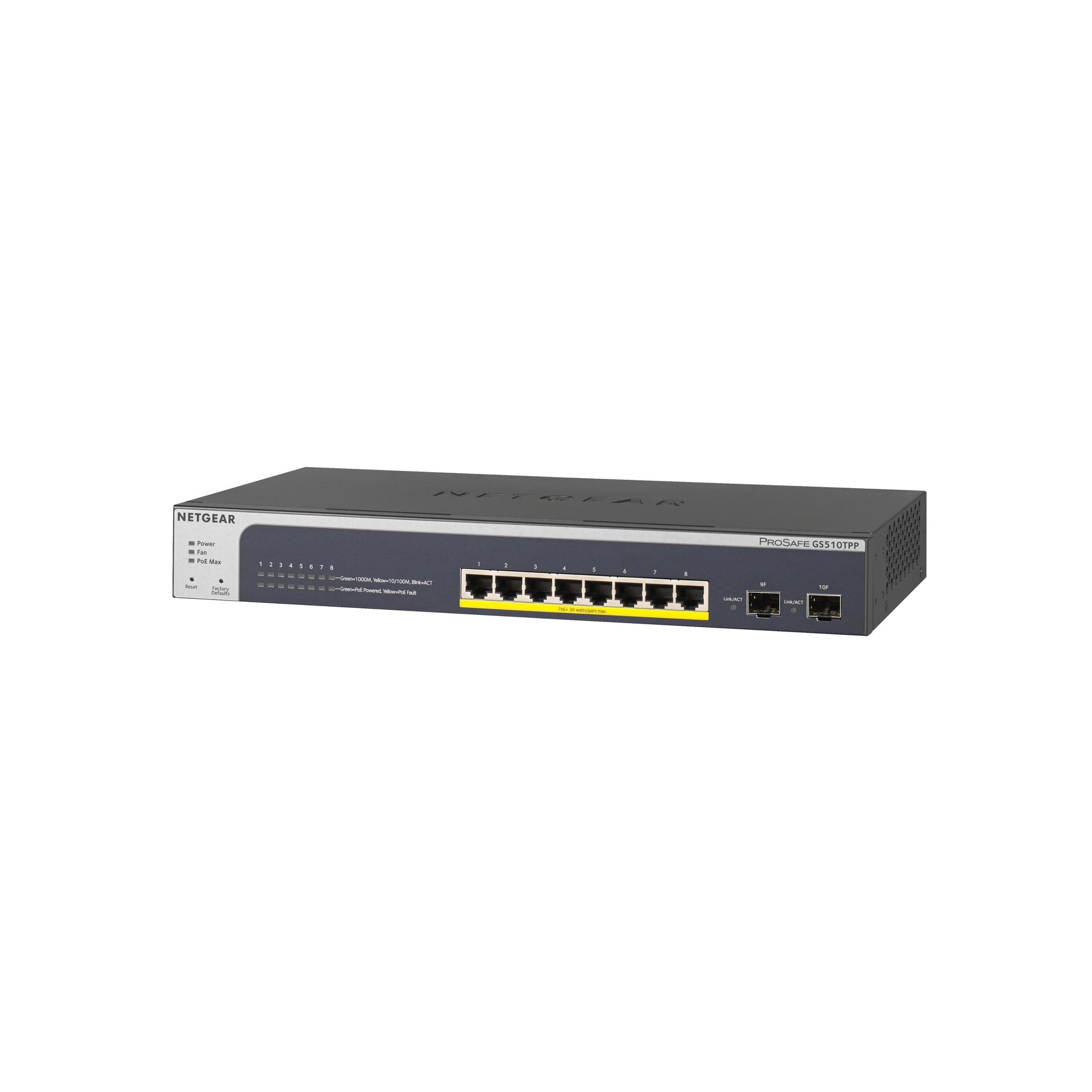 Netgear GS510TPP: 10 Port Smart Switch