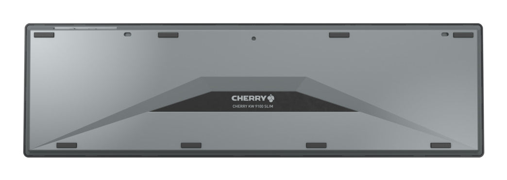 CHERRY KW 9100 SLIM Tastatur Universal RF Wireless + Bluetooth QWERTY Portuguesisch Schwarz, Grau