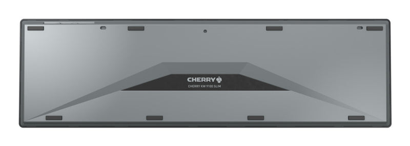 CHERRY KW 9100 SLIM Tastatur Universal RF Wireless + Bluetooth QWERTY Portuguesisch Schwarz, Grau
