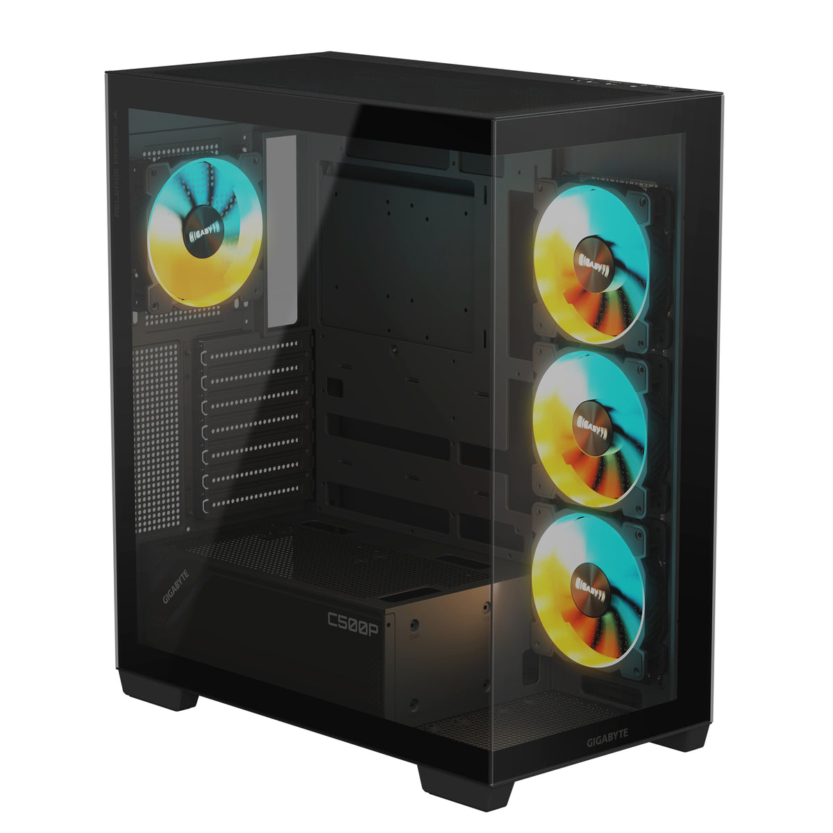 GIGABYTE C500 PANORAMIC STEALTH Midi-Tour Noir