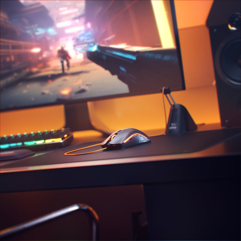 Glorious Gaming Model O Maus rechts USB Typ-A Optisch 12000 DPI