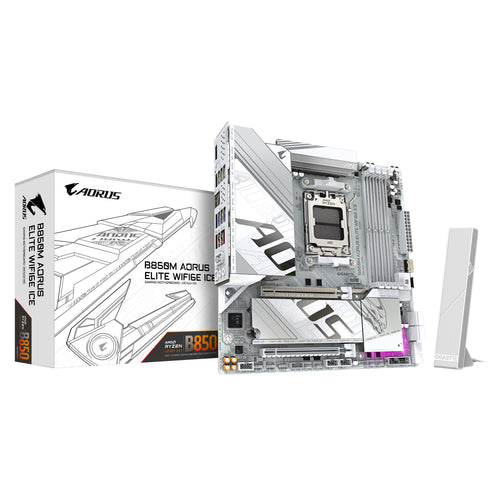AM5 Gigabyte B850M AORUS ELITE WF6E ICE