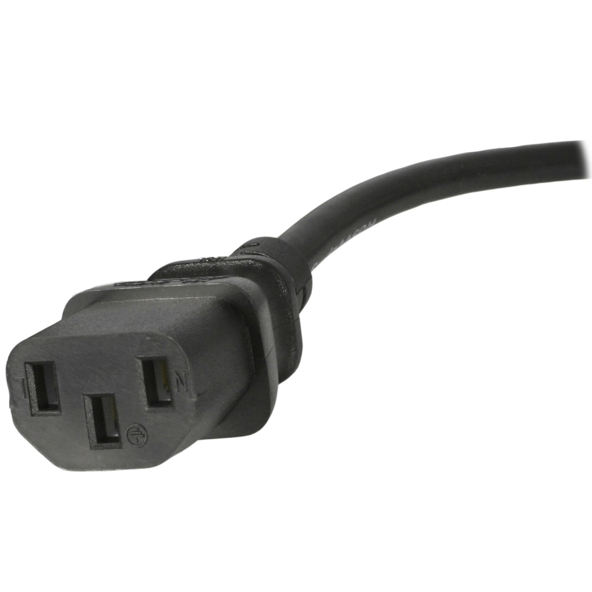 StarTech.com 1,8 m GB Computer Stromkabel, 18AWG, BS 1363 auf C13, 10A 250V, Schwarzes Ersatz-AC Stromkabel, Kaltgerätekabel / UK Stromkabel, PC Stromkabel, Fernsehgerät/Monitor Stromkabel