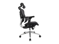 Equip Ergonomischer Premium-Bürostuhl mit Kopfstütze und Armlehnen, Schwarz