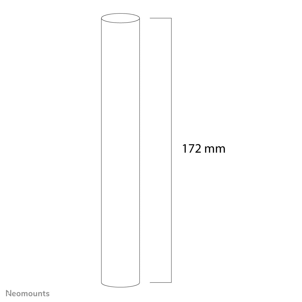 Neomounts FPMA-CPCONNECTBLACK Adapter für Verlängerungsrohr