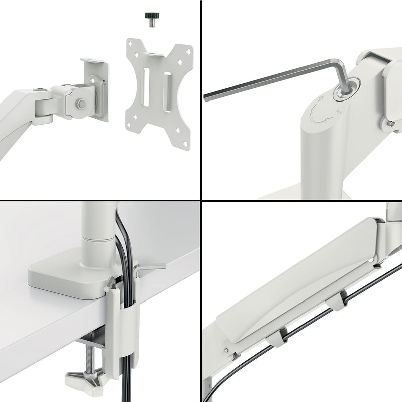 Leitz 64890085 Flachbildschirm-Tischhalterung 81,3 cm (32") Tisch/Bank Grau