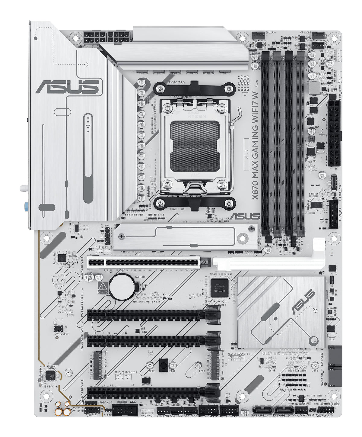 ASUS X870 MAX GAMING WIFI7 W AMD X870 Sockel AM5 ATX