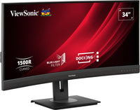 Viewsonic VG3456C Computerbildschirm 86,4 cm (34") 3440 x 1440 Pixel UltraWide Quad HD LED Schwarz