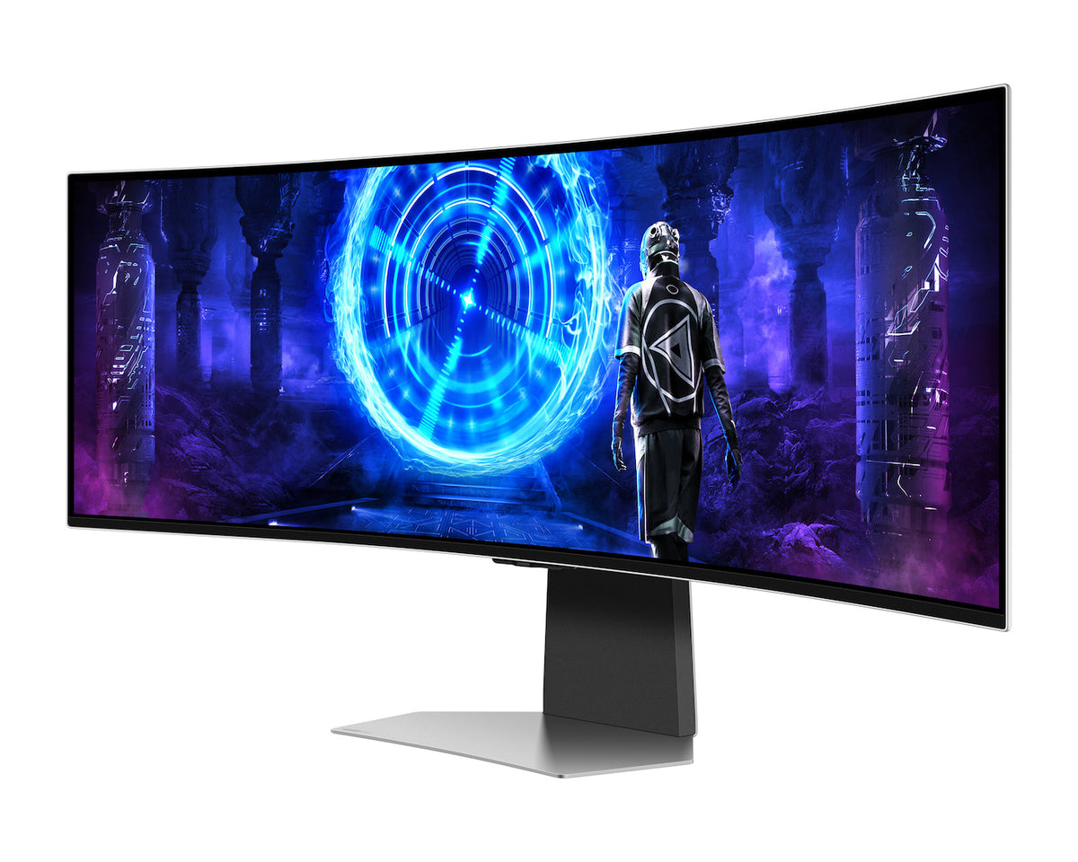 Samsung LS49DG950SU Computerbildschirm 124,5 cm (49") 5120 x 1440 Pixel Dual QHD OLED Silber