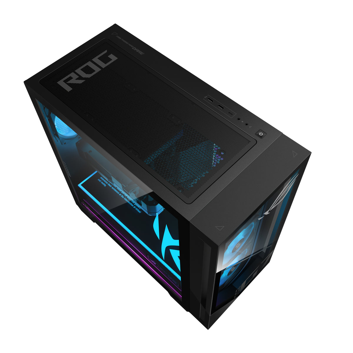 ASUS ROG G700 G700TF-07265F438W Intel Core Ultra 7 265F 32 GB DDR5-SDRAM 1 TB SSD NVIDIA GeForce RTX 5070 Windows 11 Home Tower PC Schwarz