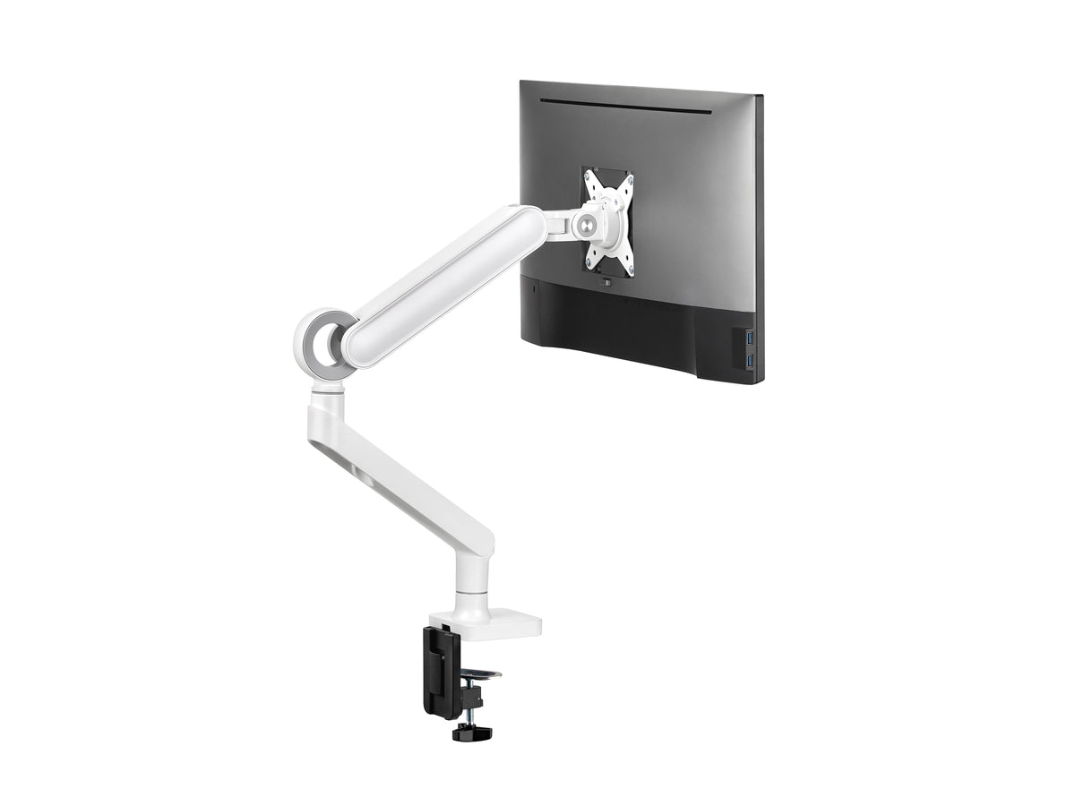 Equip 17"-35" Premium Monitor Schreibtischhalterung, Weiß