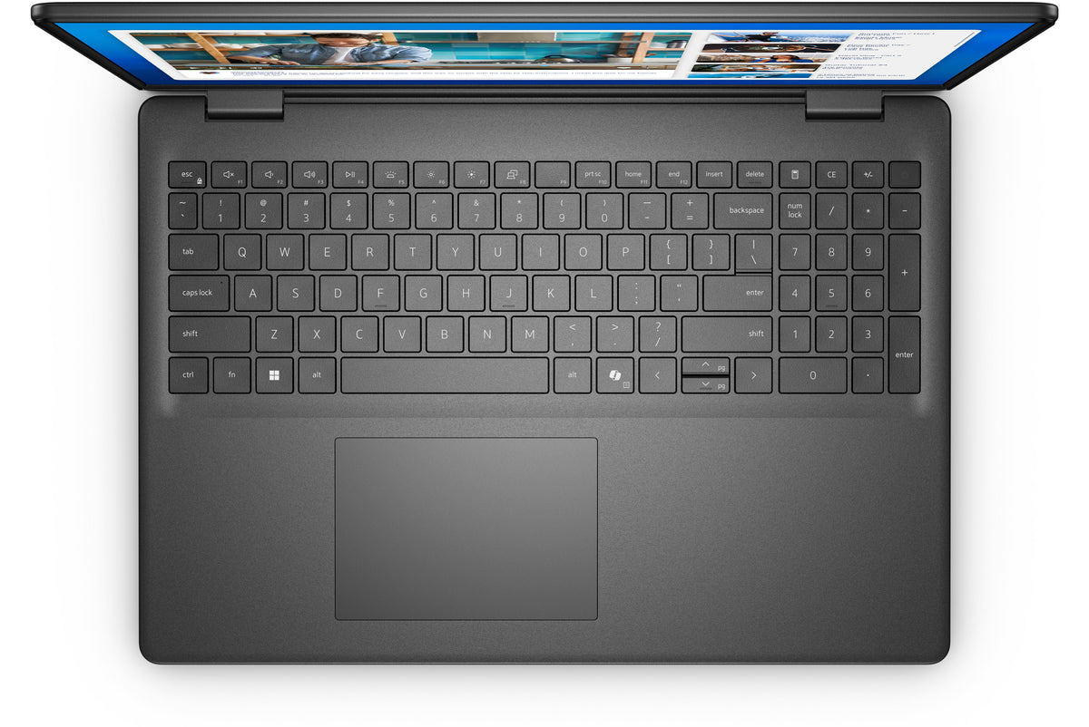 DELL DC16250 Intel Core 7 150U Laptop 40,6 cm (16") Full HD+ 16 GB DDR5-SDRAM 1 TB SSD Wi-Fi 6 (802.11ax) Windows 11 Pro Deutsch Schwarz