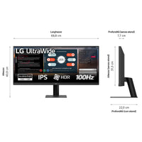LG 29U511A-B Computerbildschirm 73,7 cm (29") 2560 x 1080 Pixel WFHD LCD Schwarz