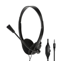 LogiLink Stereo-Headset, 1x 3,5-mm-Klinkenstecker, Bügelmikrofon, Eco-Box