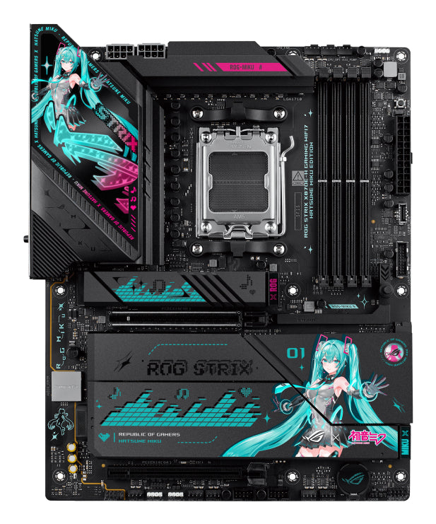 ASUS ROG STRIX X870E-H GAMING WIFI7 HATSUNE MIKU EDITION AMD X870E Sockel AM5 ATX