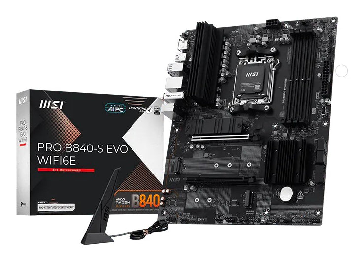 MSI Pro B840-S EVO WIFI6E AMD B840 Sockel AM5 ATX