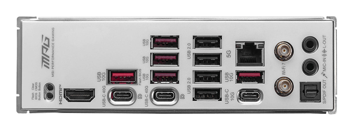 MSI MPG X870E EDGE TI WIFI Motherboard AMD X870E Sockel AM5 ATX
