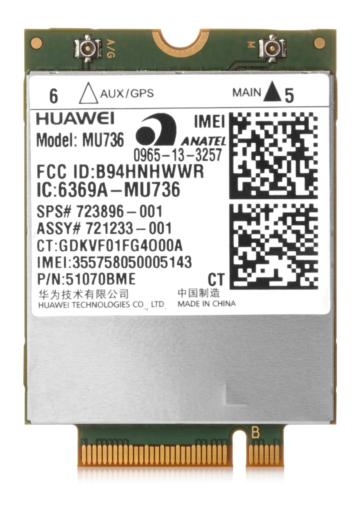 HP hs3110 HSPA+ Mobile Broadband Eingebaut WWAN