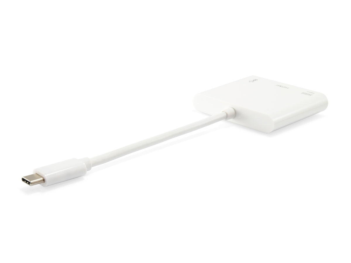 Equip USB-C auf HDMI, USB-A, 60W USB PD Adapter