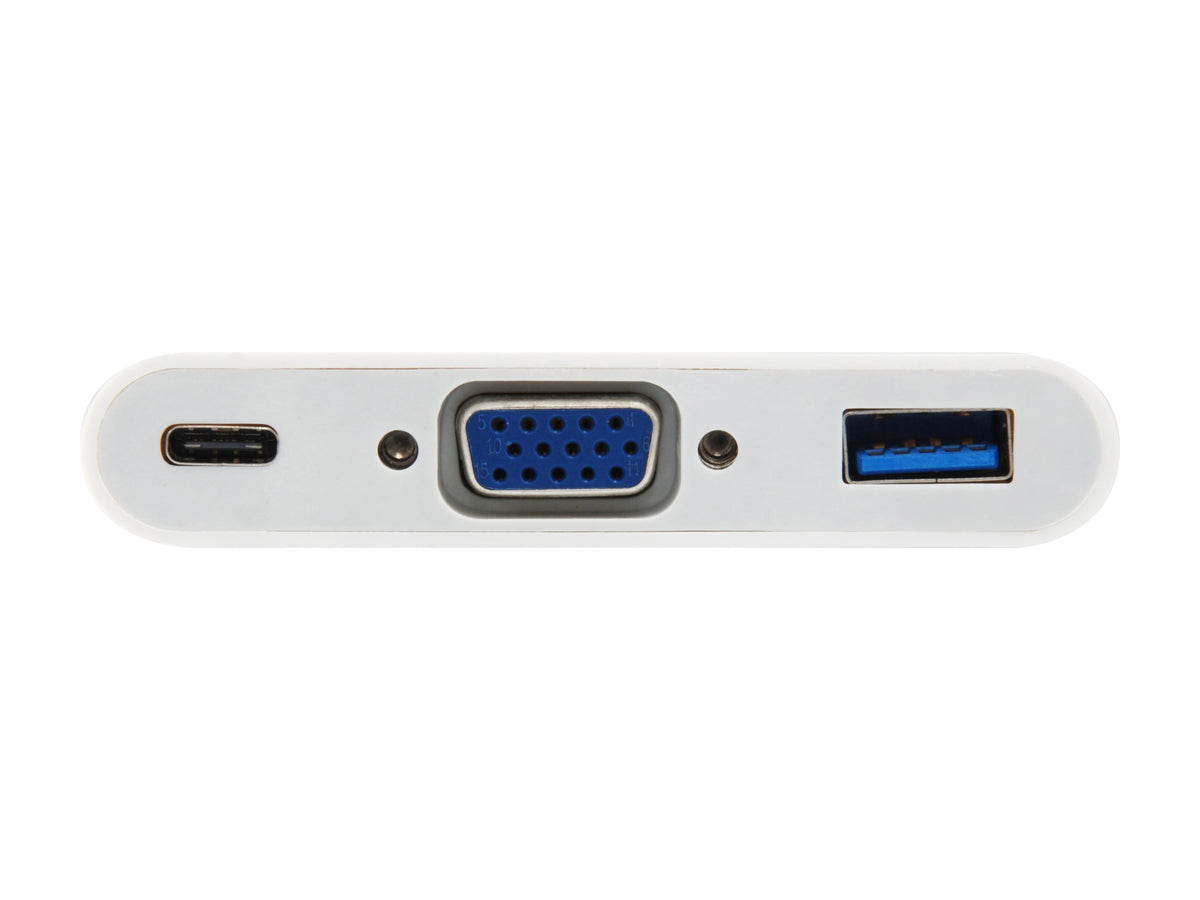 Equip USB-C auf VGA (HD15), USB-A, 60W USB PD Adapter