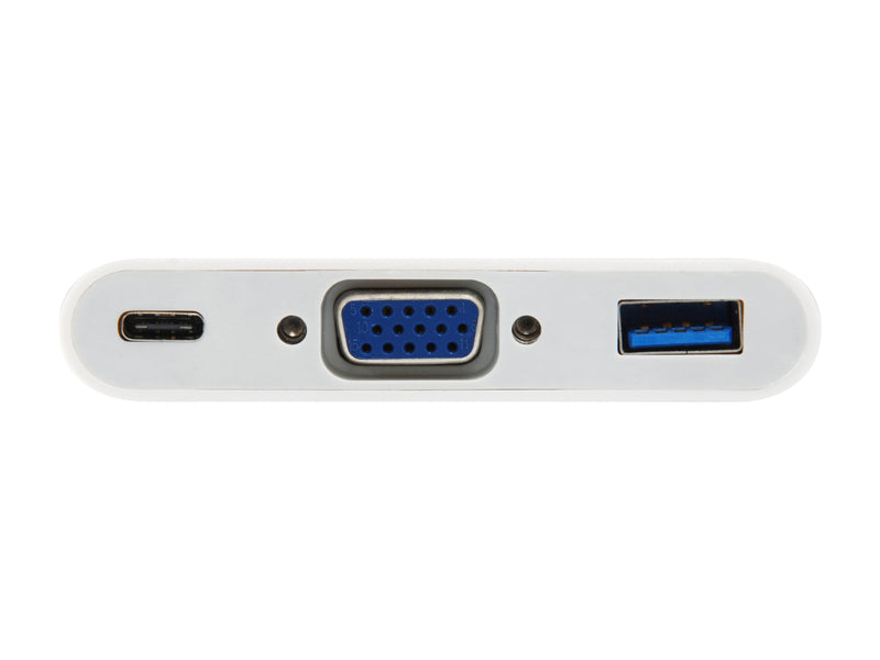 Equip USB-C auf VGA (HD15), USB-A, 60W USB PD Adapter