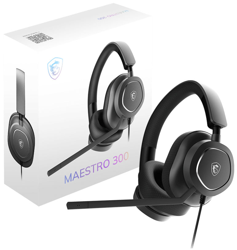 MSI Maestro 300 Headphones Wired Headband Gaming USB Type-C / USB Type-A Black