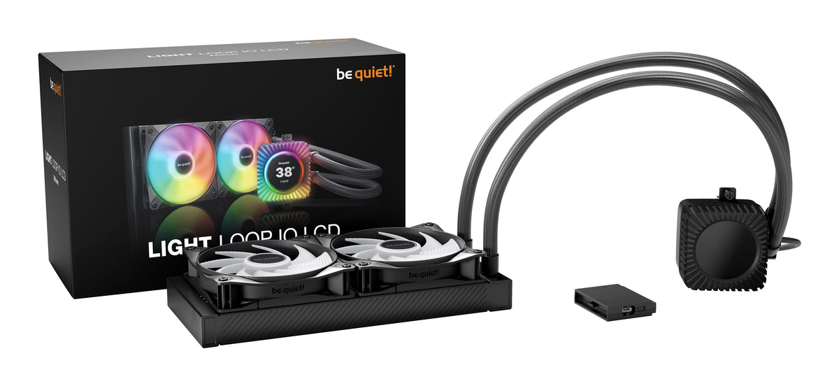 be quiet! Light Loop IO LCD 240 mm Schwarz