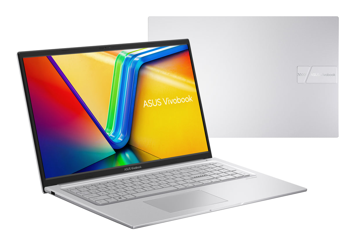 ASUS Vivobook 17 X1704VA-AU979W Intel Core 5 120U Laptop 43,9 cm (17.3") Full HD 16 GB DDR5-SDRAM 1 TB SSD Wi-Fi 6 (802.11ax) Windows 11 Home Silber