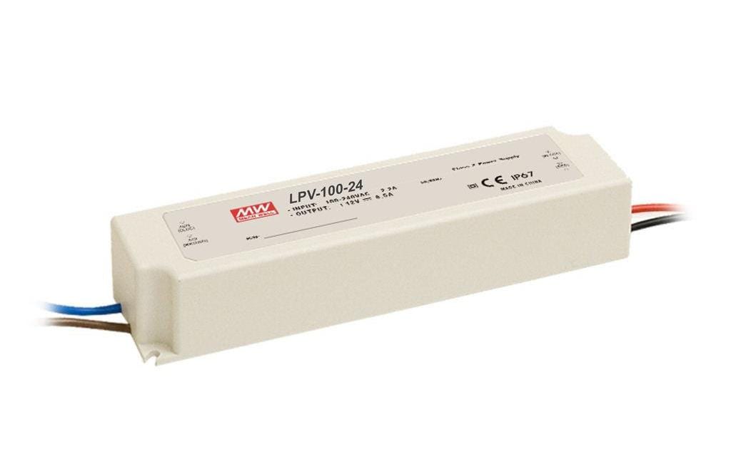 21 Netzteil - 24V 100W Mean Well IP67 / LPV-Serie