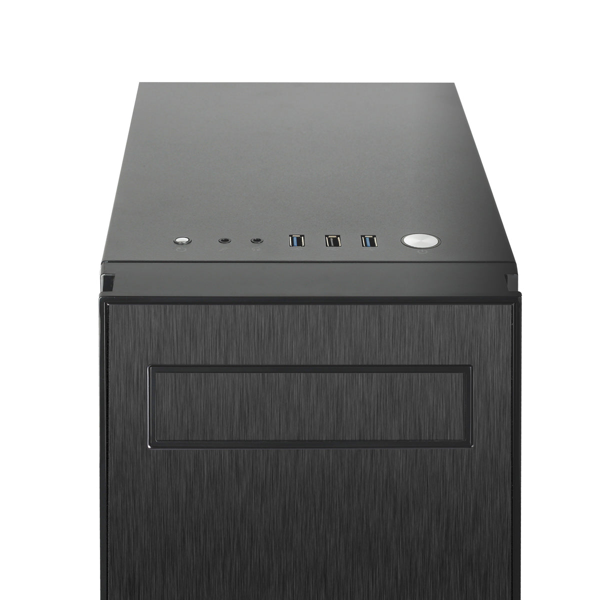 Chieftec AL-02B-TG-OP Computer-Gehäuse Tower Schwarz
