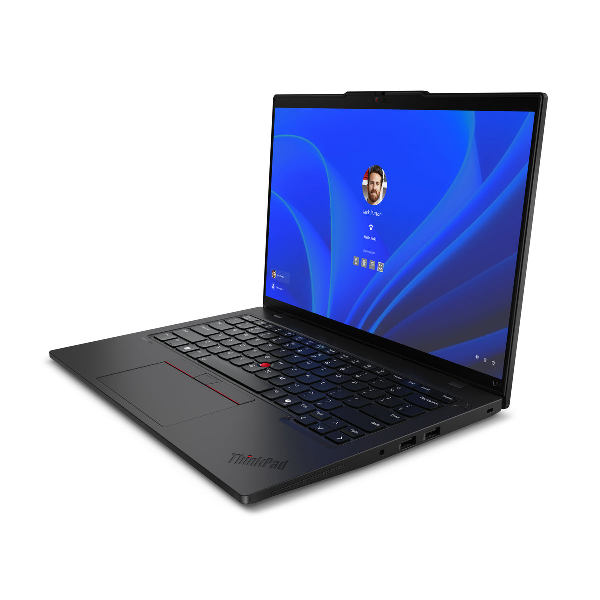 Lenovo ThinkPad L14 Gen 5 (Intel) Intel Core Ultra 5 125U Laptop 35,6 cm (14") WUXGA 16 GB DDR5-SDRAM 256 GB SSD Wi-Fi 6E (802.11ax) Windows 11 Pro Deutsch Schwarz