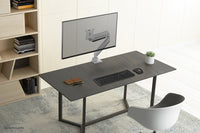 Neomounts NM-D775SILVER Monitorarm 10-32" - Gasfeder - Topfix - 180°-Stopp