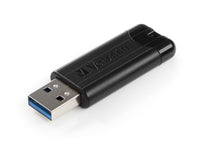 Verbatim PinStripe 3.0 - USB 3.0-Stick 128GB  - Schwarz