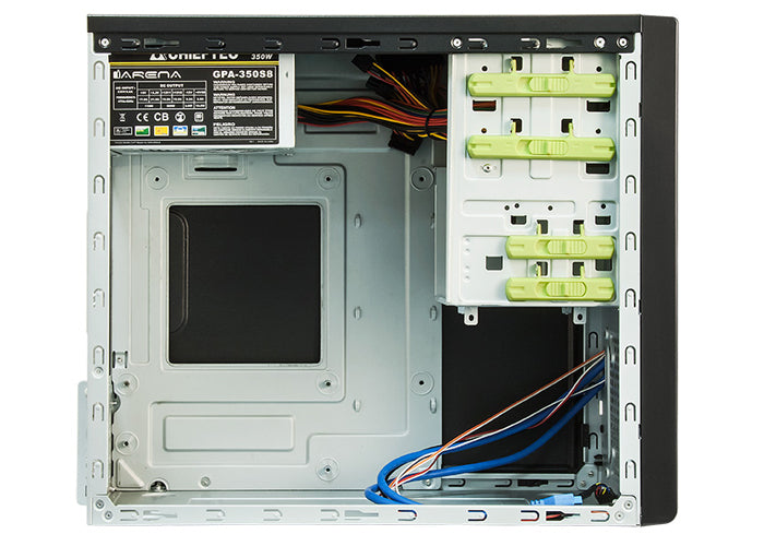 Chieftec XT-01B-350GPB Computer-Gehäuse Mini Tower Schwarz 350 W