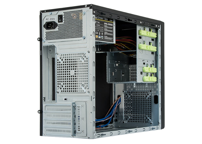 Chieftec XT-01B-350GPB Computer-Gehäuse Mini Tower Schwarz 350 W