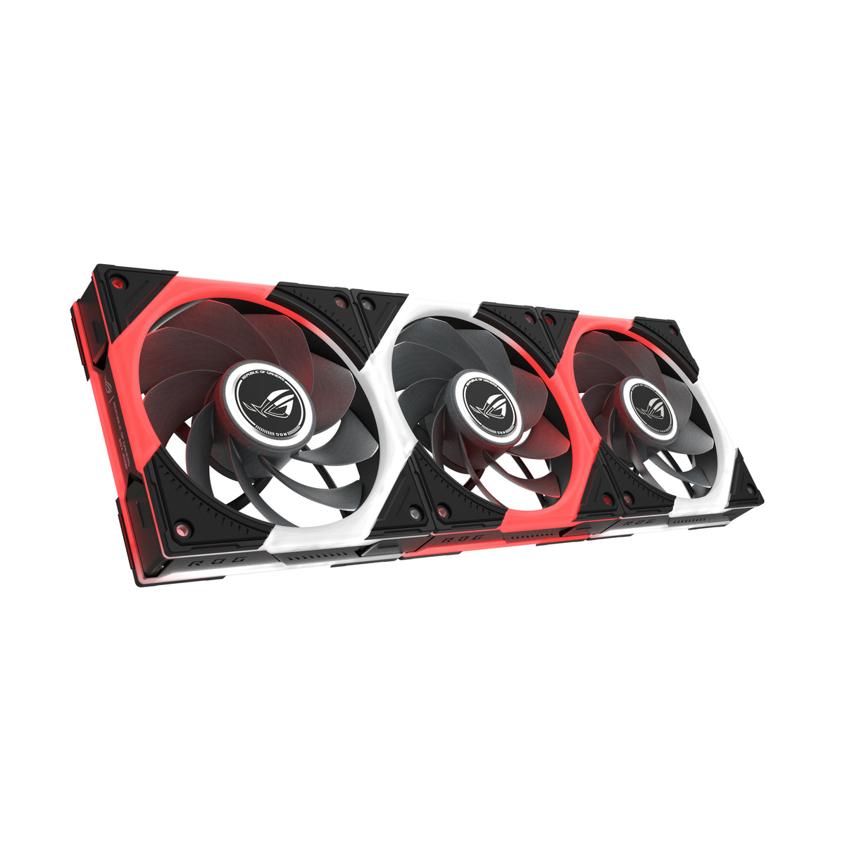 ASUS ROG Eurux GR120 ARGB Reverse Fan - Triple Pack Computergehäuse Ventilator 12 cm Schwarz, Weiß 3 Stück(e)