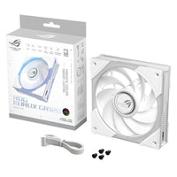 ASUS ROG Eurux GR120 ARGB Reverse Fan White Edition - Single Pack Computergehäuse Ventilator 12 cm Weiß 1 Stück(e)