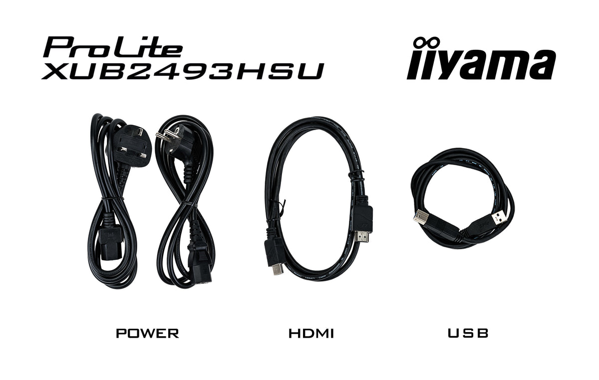 iiyama XUB2493HSU-B7 Computerbildschirm 60,5 cm (23.8") 1920 x 1080 Pixel Full HD LED Schwarz