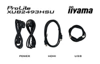 iiyama XUB2493HSU-B7 Computerbildschirm 60,5 cm (23.8") 1920 x 1080 Pixel Full HD LED Schwarz