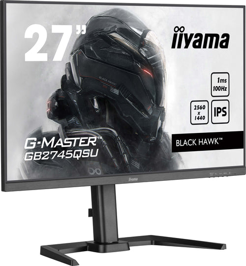 iiyama G-MASTER GB2745QSU-B2 Computerbildschirm 68,6 cm (27") 2560 x 1440 Pixel Wide Quad HD LED Schwarz