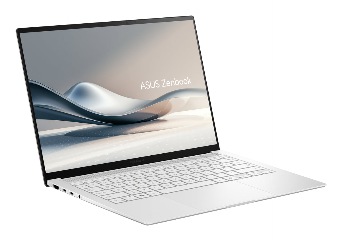 ASUS Zenbook S14 UX5406SA-PV524W Copilot+ PC Intel Core Ultra 7 258V Laptop 35,6 cm (14") WQXGA+ 32 GB LPDDR5x-SDRAM 1 TB SSD Wi-Fi 7 (802.11be) Windows 11 Home Deutsch Weiß