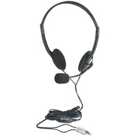 Manhattan Stereoheadset, Federleichtes Design, integriertes Mikrofon, Lautstärkeregler im Kabel integriert