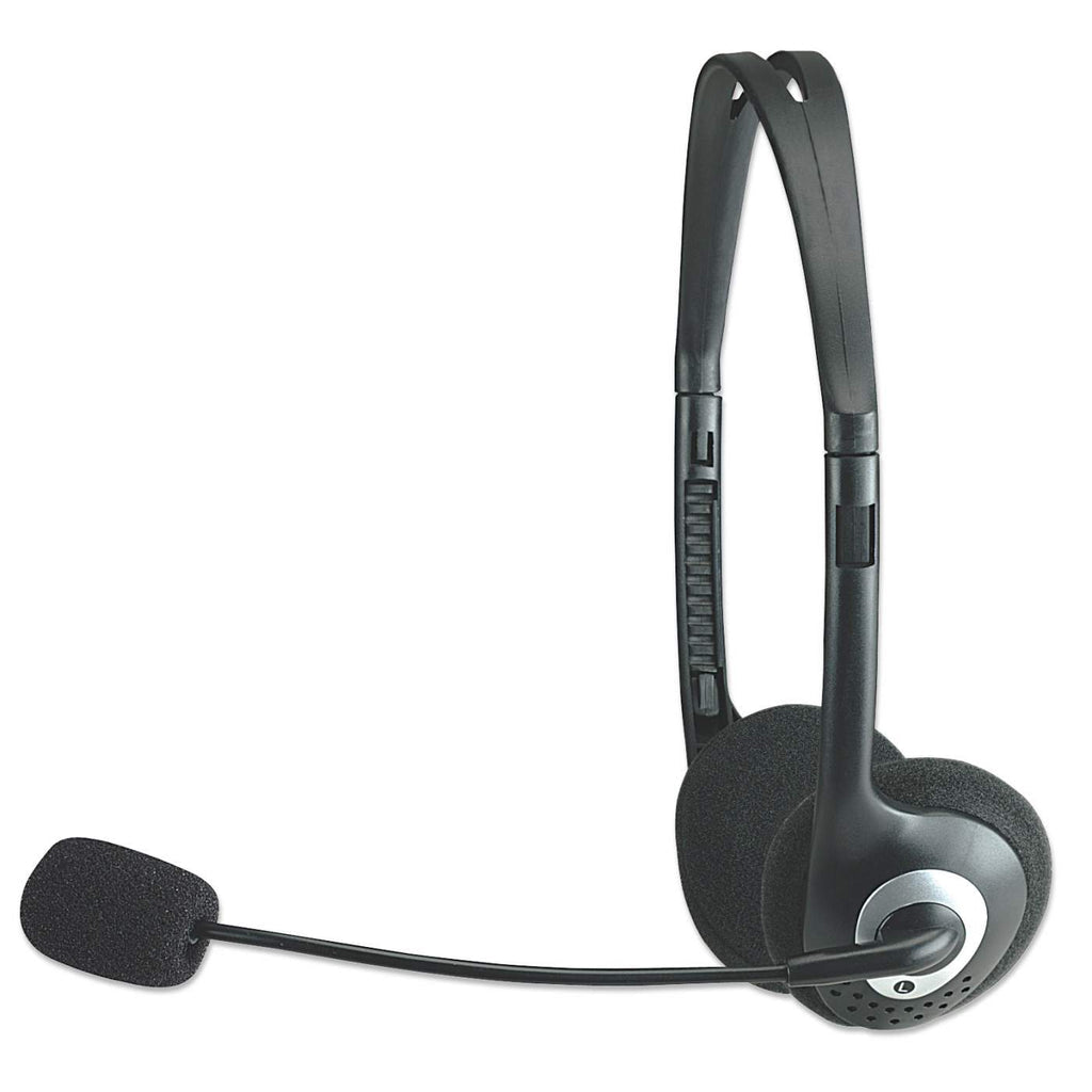Manhattan Stereoheadset, Federleichtes Design, integriertes Mikrofon, Lautstärkeregler im Kabel integriert
