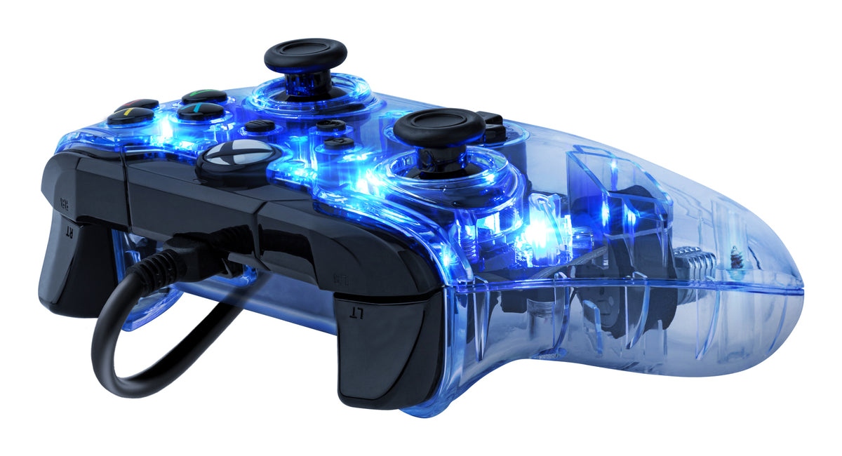 PDP Afterglow Schwarz, Blau, Transparent USB Gamepad Analog / Digital Xbox One, Xbox Series S, Xbox Series X