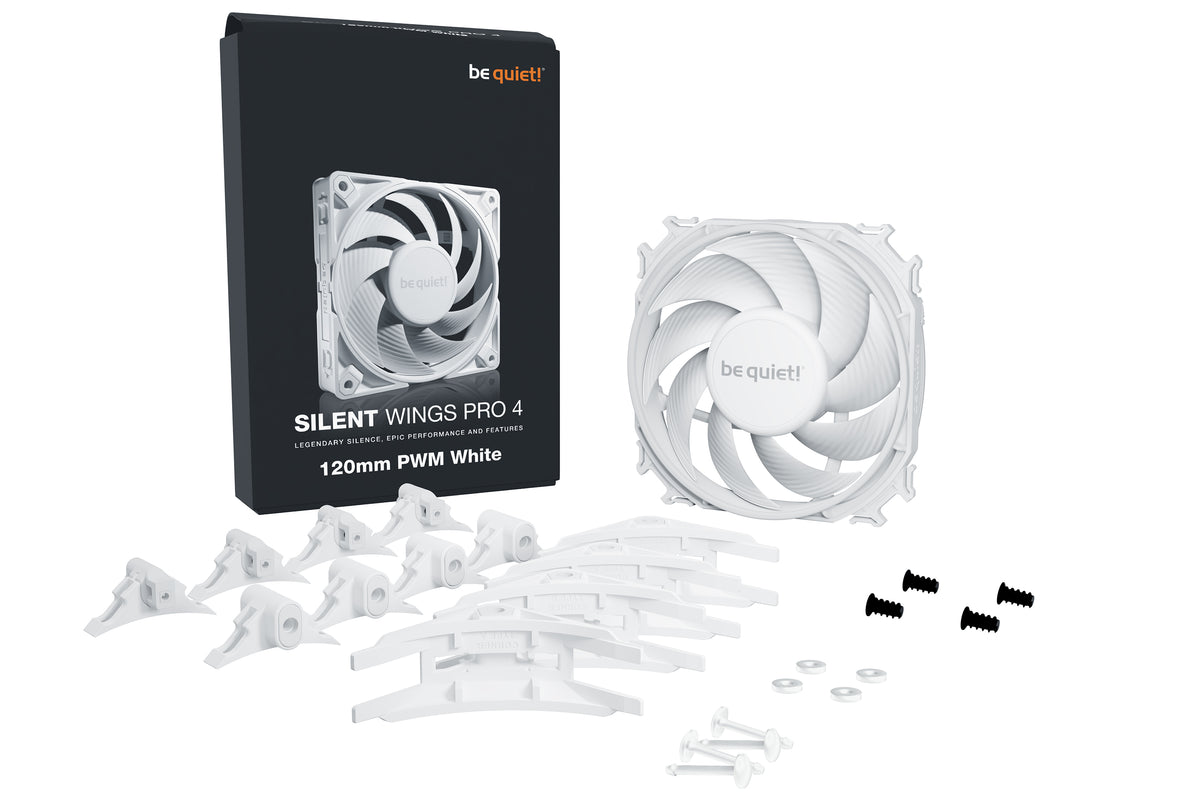 be quiet! BL118 Computerkühlsystem Computergehäuse Ventilator 12 cm Weiß 1 Stück(e)