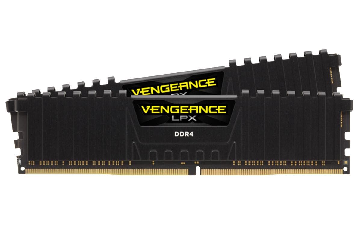 Corsair Vengeance LPX Black / Yellow DDR4-2400 CL14 32GB (2x16GB)